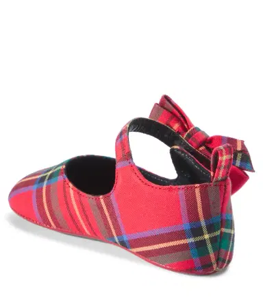 Christian Louboutin Kids Baby Lou Babe checked Mary Jane flats | Thumbnail 3 Christian Louboutin Kids Baby Lou Babe checked Mary Jane flats | Thumbnail 3