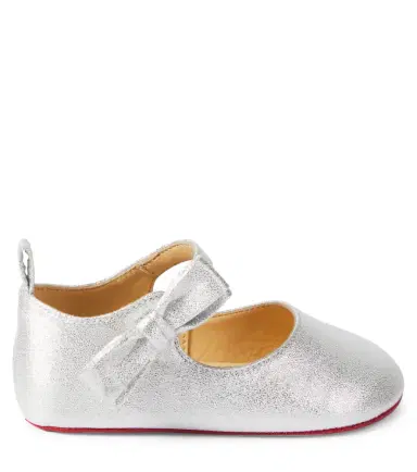 Christian Louboutin Kids Baby Lou Babe leather Mary Jane flats | Thumbnail 4 Christian Louboutin Kids Baby Lou Babe leather Mary Jane flats | Thumbnail 4