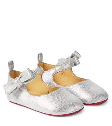 Christian Louboutin Kids Baby Lou Babe leather Mary Jane flats | Thumbnail 1 Christian Louboutin Kids Baby Lou Babe leather Mary Jane flats | Thumbnail 1