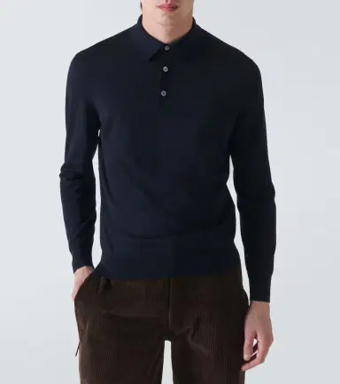 Zegna Wool polo shirt | Thumbnail 4 Zegna Wool polo shirt | Thumbnail 4