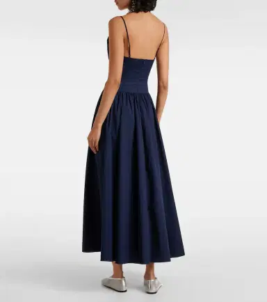 Staud Dena cotton midi dress | Thumbnail 5 Staud Dena cotton midi dress | Thumbnail 5