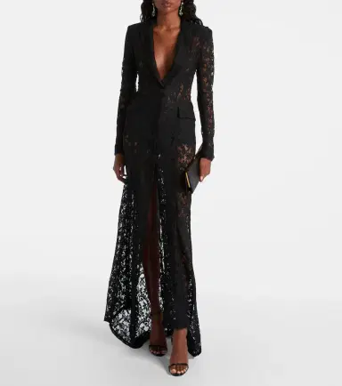 Blumarine Lace maxi dress | Thumbnail 3 Blumarine Lace maxi dress | Thumbnail 3