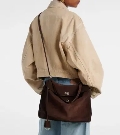 Balenciaga Rodeo Medium suede shoulder bag | Thumbnail 5 Balenciaga Rodeo Medium suede shoulder bag | Thumbnail 5