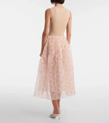 Simone Rocha Floral tulle midi skirt | Thumbnail 4 Simone Rocha Floral tulle midi skirt | Thumbnail 4
