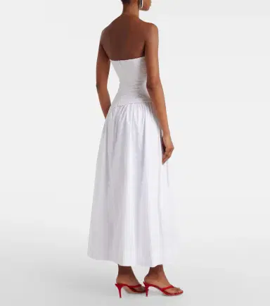 Staud Nia cotton midi dress | Thumbnail 2 Staud Nia cotton midi dress | Thumbnail 2