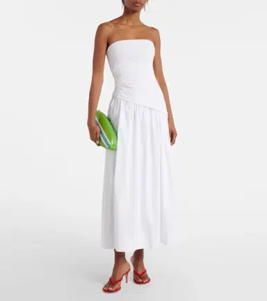Staud Nia cotton midi dress | Thumbnail 6 Staud Nia cotton midi dress | Thumbnail 6