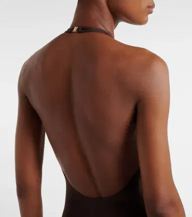 Zimmermann Luna halterneck open-back bodysuit | Thumbnail 3 Zimmermann Luna halterneck open-back bodysuit | Thumbnail 3
