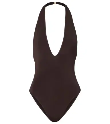 Zimmermann Luna halterneck open-back bodysuit | Thumbnail 1 Zimmermann Luna halterneck open-back bodysuit | Thumbnail 1