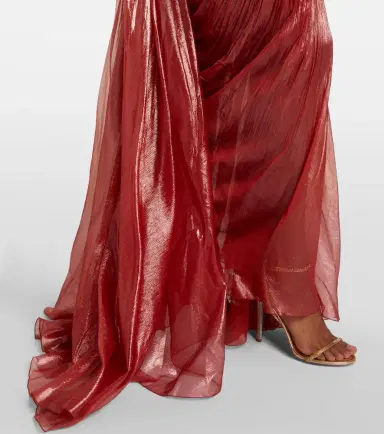 Maria Lucia Hohan Cecilia draped silk muslin bustier gown | Thumbnail 7 Maria Lucia Hohan Cecilia draped silk muslin bustier gown | Thumbnail 7