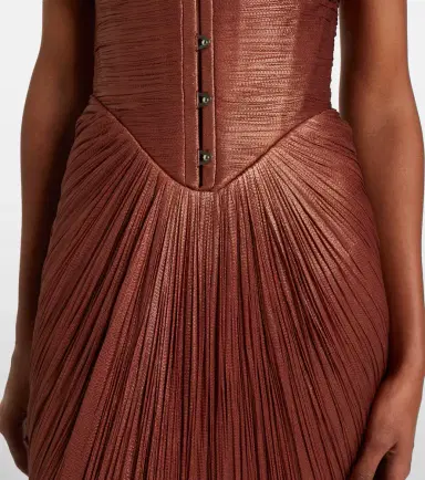Maria Lucia Hohan Susie silk bustier gown | Thumbnail 2 Maria Lucia Hohan Susie silk bustier gown | Thumbnail 2