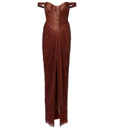 Maria Lucia Hohan Susie silk bustier gown | Thumbnail 1 Maria Lucia Hohan Susie silk bustier gown | Thumbnail 1