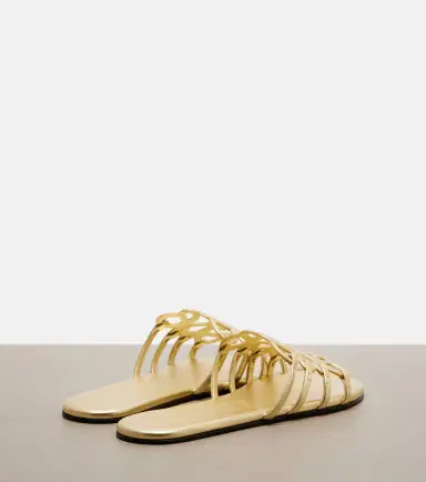 Loewe Paula's Ibiza Petal Anagram leather slides | Thumbnail 4 Loewe Paula's Ibiza Petal Anagram leather slides | Thumbnail 4