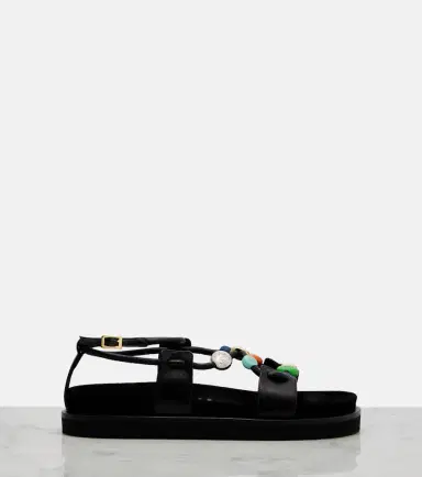 Loewe Paula's Ibiza Pebble Beads leather sandals | Thumbnail 2 Loewe Paula's Ibiza Pebble Beads leather sandals | Thumbnail 2