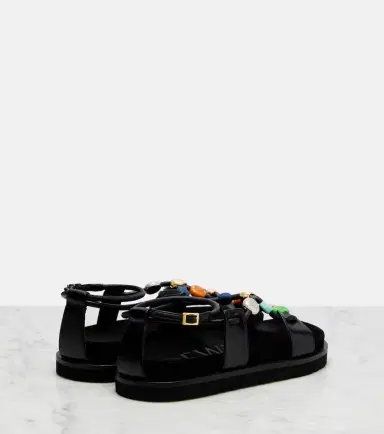 Loewe Paula's Ibiza Pebble Beads leather sandals | Thumbnail 4 Loewe Paula's Ibiza Pebble Beads leather sandals | Thumbnail 4