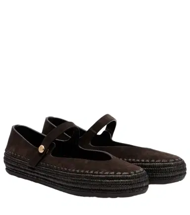Loewe Paula's Ibiza Rio suede Mary Jane flats | Thumbnail 1 Loewe Paula's Ibiza Rio suede Mary Jane flats | Thumbnail 1