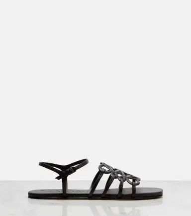 Loewe Paula's Ibiza Petal Anagram leather sandals | Thumbnail 2 Loewe Paula's Ibiza Petal Anagram leather sandals | Thumbnail 2