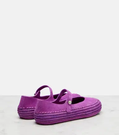 Loewe Paula's Ibiza Rio suede Mary Jane flats | Thumbnail 3 Loewe Paula's Ibiza Rio suede Mary Jane flats | Thumbnail 3