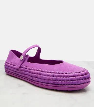 Loewe Paula's Ibiza Rio suede Mary Jane flats | Thumbnail 4 Loewe Paula's Ibiza Rio suede Mary Jane flats | Thumbnail 4