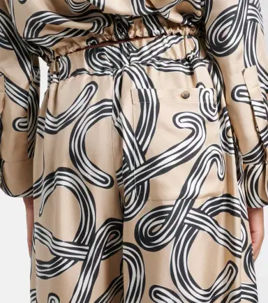 Loewe Paula's Ibiza Anagram silk wide-leg pants | Thumbnail 3 Loewe Paula's Ibiza Anagram silk wide-leg pants | Thumbnail 3