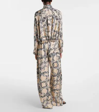 Loewe Paula's Ibiza Anagram silk wide-leg pants | Thumbnail 6 Loewe Paula's Ibiza Anagram silk wide-leg pants | Thumbnail 6