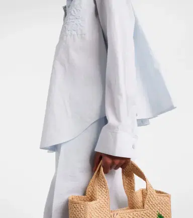 Loewe Paula's Ibiza Anagram cotton-blend poplin shirt | Thumbnail 3 Loewe Paula's Ibiza Anagram cotton-blend poplin shirt | Thumbnail 3