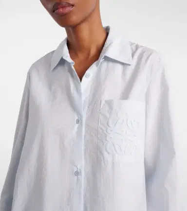 Loewe Paula's Ibiza Anagram cotton-blend poplin shirt | Thumbnail 4 Loewe Paula's Ibiza Anagram cotton-blend poplin shirt | Thumbnail 4