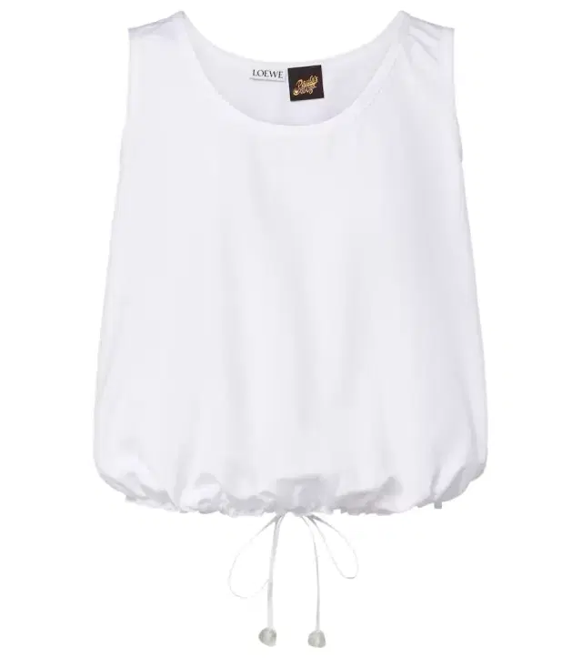 Paula's Ibiza cotton poplin crop top Paula's Ibiza cotton poplin crop top