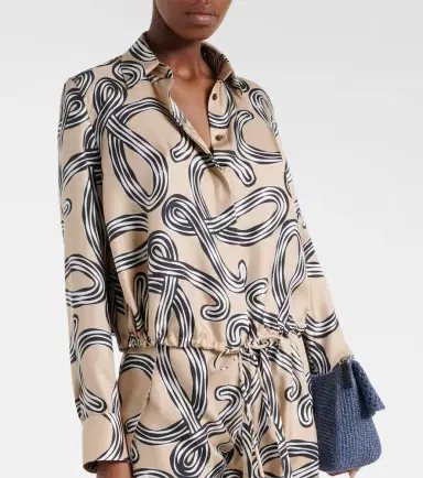 Loewe Paula's Ibiza Anagram silk shirt | Thumbnail 3 Loewe Paula's Ibiza Anagram silk shirt | Thumbnail 3