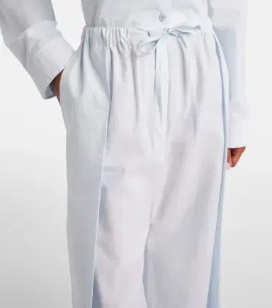 Loewe Paula's Ibiza cotton-blend poplin wide-leg pants | Thumbnail 3 Loewe Paula's Ibiza cotton-blend poplin wide-leg pants | Thumbnail 3