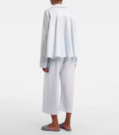 Loewe Paula's Ibiza cotton-blend poplin wide-leg pants | Thumbnail 5 Loewe Paula's Ibiza cotton-blend poplin wide-leg pants | Thumbnail 5