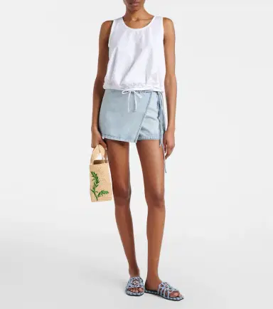 Loewe Paula's Ibiza denim skort | Thumbnail 2 Loewe Paula's Ibiza denim skort | Thumbnail 2