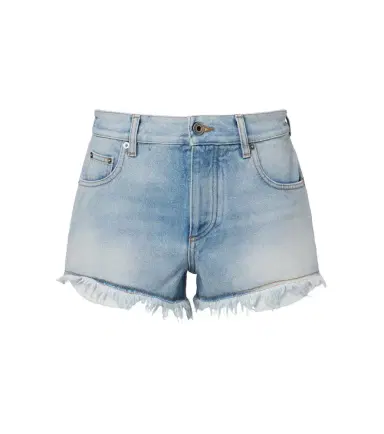 Loewe Paula's Ibiza Anagram denim shorts | Thumbnail 1 Loewe Paula's Ibiza Anagram denim shorts | Thumbnail 1
