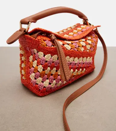 Loewe Paula's Ibiza Puzzle Mini raffia top-handle bag | Thumbnail 3 Loewe Paula's Ibiza Puzzle Mini raffia top-handle bag | Thumbnail 3