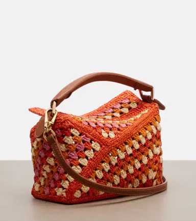 Loewe Paula's Ibiza Puzzle Mini raffia top-handle bag | Thumbnail 4 Loewe Paula's Ibiza Puzzle Mini raffia top-handle bag | Thumbnail 4