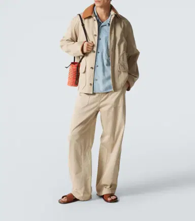 Loewe Paula's Ibiza cotton canvas straight pants | Thumbnail 3 Loewe Paula's Ibiza cotton canvas straight pants | Thumbnail 3