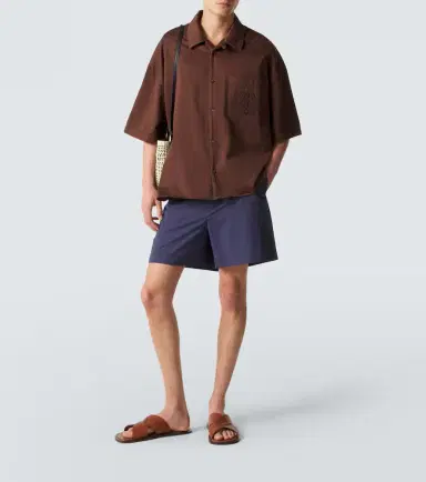 Loewe Paula's Ibiza cotton-blend poplin shorts | Thumbnail 6 Loewe Paula's Ibiza cotton-blend poplin shorts | Thumbnail 6