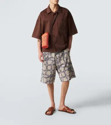 Loewe Paula's Ibiza cotton-blend terry Bermuda shorts | Thumbnail 5 Loewe Paula's Ibiza cotton-blend terry Bermuda shorts | Thumbnail 5
