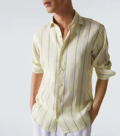Fedeli Striped linen shirt | Thumbnail 2 Fedeli Striped linen shirt | Thumbnail 2