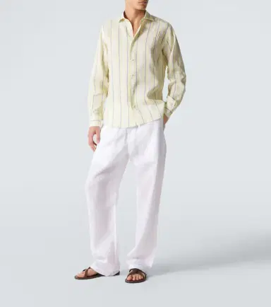 Fedeli Striped linen shirt | Thumbnail 3 Fedeli Striped linen shirt | Thumbnail 3