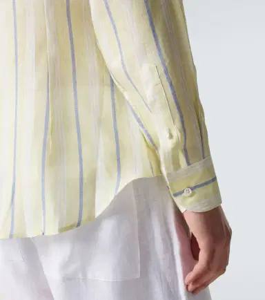 Fedeli Striped linen shirt | Thumbnail 4 Fedeli Striped linen shirt | Thumbnail 4