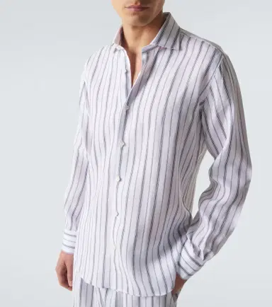 Fedeli Striped linen shirt | Thumbnail 3 Fedeli Striped linen shirt | Thumbnail 3