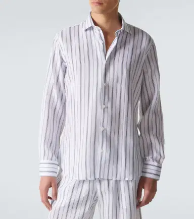 Fedeli Striped linen shirt | Thumbnail 6 Fedeli Striped linen shirt | Thumbnail 6