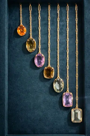 Wish Fine Jewelry 29.28ct Olive Quartz 18K Gold Statement Pendant | Thumbnail 2 Wish Fine Jewelry 29.28ct Olive Quartz 18K Gold Statement Pendant | Thumbnail 2