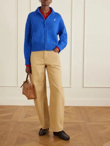 Polo Ralph Lauren Knitted Cotton Zip-up Cardigan | Thumbnail 2 Polo Ralph Lauren Knitted Cotton Zip-up Cardigan | Thumbnail 2