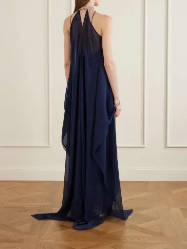 Taller Marmo Sza Sza Silk-chiffon Gown | Thumbnail 3 Taller Marmo Sza Sza Silk-chiffon Gown | Thumbnail 3