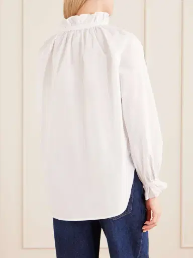 Citizens of Humanity Loretta Ruched Cotton-poplin Shirt | Thumbnail 4 Citizens of Humanity Loretta Ruched Cotton-poplin Shirt | Thumbnail 4