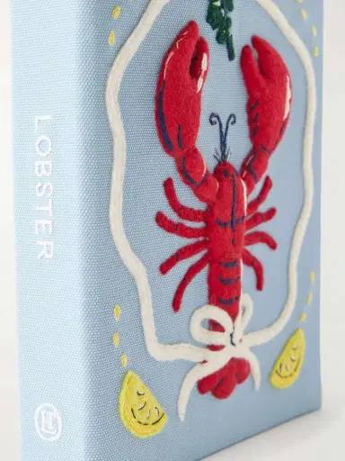 Olympia Le-Tan Lobster Appliquéd Embroidered Canvas Clutch | Thumbnail 5 Olympia Le-Tan Lobster Appliquéd Embroidered Canvas Clutch | Thumbnail 5
