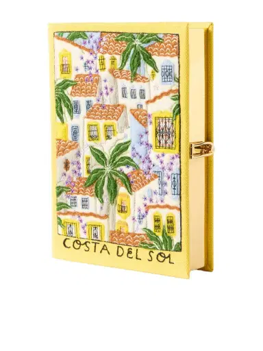 Olympia Le-Tan Costa Del Sol Appliquéd Embroidered Canvas Clutch | Thumbnail 1 Olympia Le-Tan Costa Del Sol Appliquéd Embroidered Canvas Clutch | Thumbnail 1