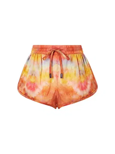 Zimmermann Tie-dye Silk Shorts | Thumbnail 1 Zimmermann Tie-dye Silk Shorts | Thumbnail 1
