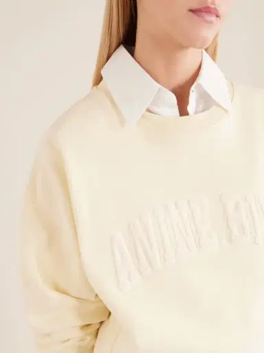 Anine Bing Appliquéd Cotton-fleece Sweatshirt | Thumbnail 5 Anine Bing Appliquéd Cotton-fleece Sweatshirt | Thumbnail 5